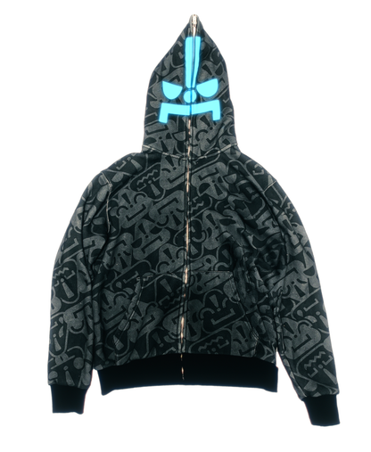 Grey Glow-in-Dark Hoodie